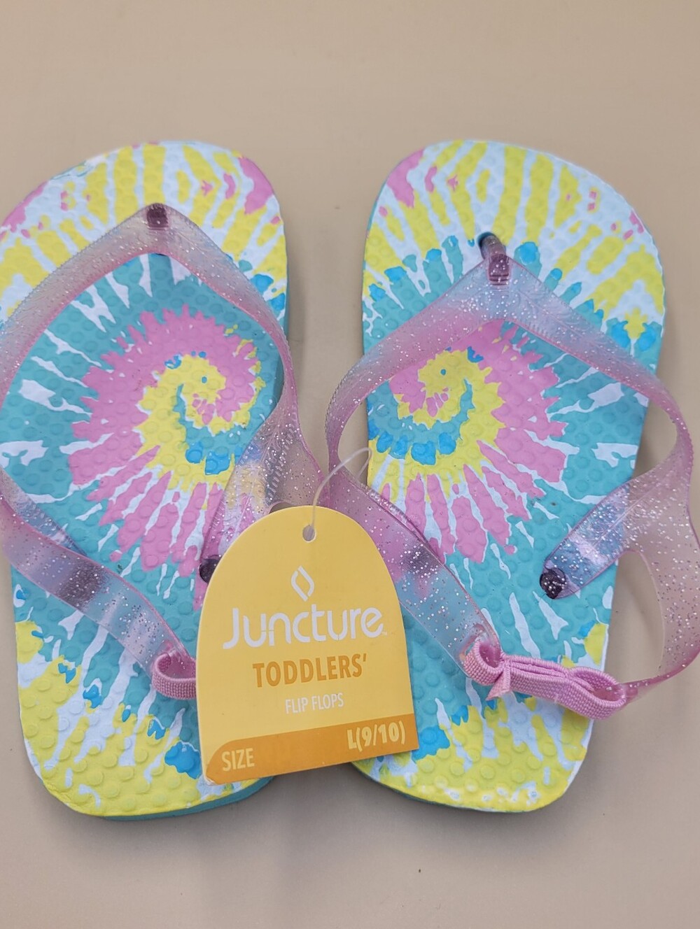 Juncture Toddlers' Pink Tie-Dye Flip Flop Sandals